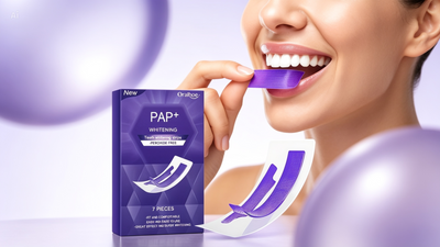 Purple Teeth Whitening Strips
